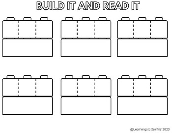 Build It & Read It! Morphology Practice by LearningALatteInFirst