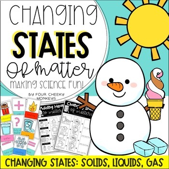 Preview of Changing States of Matter Worksheets and Activities
