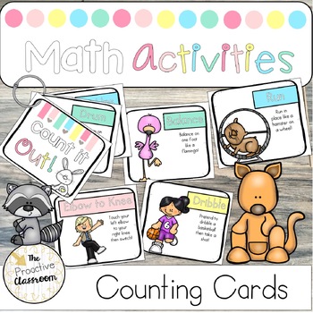 Preview of Count It Out Cards - Movement and Counting / Brain Break Printable Cards