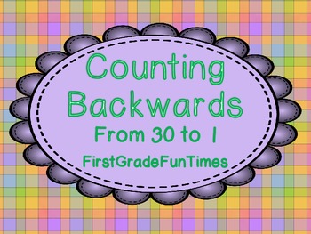 Preview of Counting Backwards