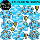 FLASH FREEBIE: Counting Hot Air Balloons {Counting Clipart}