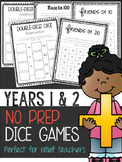 No Prep Dice Games *Year 1 & 2*