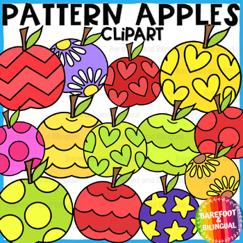 Preview of Pattern Apple Clipart