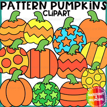 Preview of Pattern Pumpkin Clipart