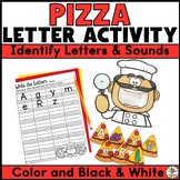 Pizza Letter Identification and Sounds Activity - Alphabet