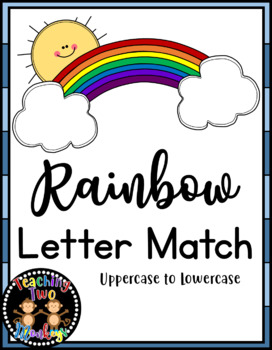 Preview of Rainbow Letter Match (Uppercase to Lowercase)