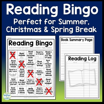 DOLLAR DEAL: Summer Reading Bingo: Includes Reading Log and Summary ...