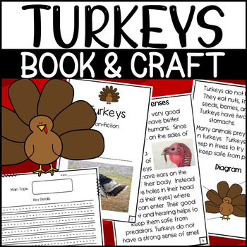 Turkey Non-Fiction Book and Craft by Designed by Danielle | TpT
