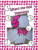 What Time Is It, Valentine? Telling Time Activites - Elaps