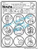 Nouns VS Verbs with Pictures Color Sort