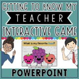 Getting to Know My Teacher Game in PowerPoint