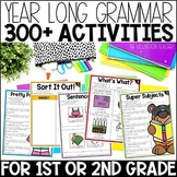 1st or 2nd Grade Grammar Posters, Worksheets and Activities