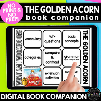 Preview of Digital Book Companion Speech Therapy: The Golden Acorn Companion