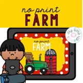 Farm No Print Preschool Language Unit
