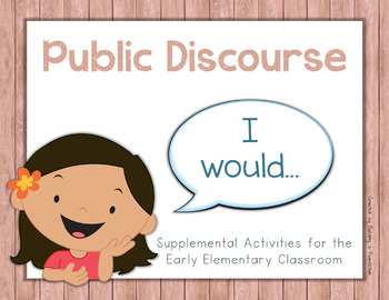 Preview of Public Discourse: Activities for the Early Elementary Classroom