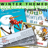 Winter Speech Therapy Book Companion Strips: WINTER BOOKS BUNDLE