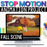 Stop Motion Animation Fall Scene for Google Slides™