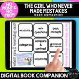 No Print Speech Therapy Book Companion: Girl Who Never Mad