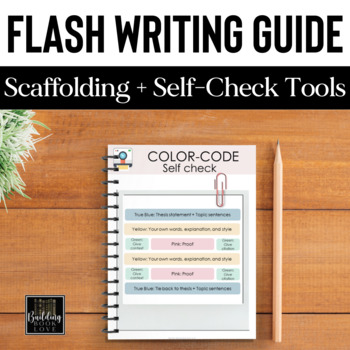 Preview of FLASH Writing and Revising : Writing Self-Check , Highlight Essays , Formula