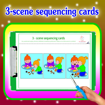 Preview of FLASHCARDS, DANGEROUS SITUATIONS, sequencing, 25 sets x 3 pictures, 1 OF 8