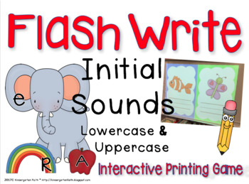 Preview of FLASHWRITE Interactive Initial Sounds Game