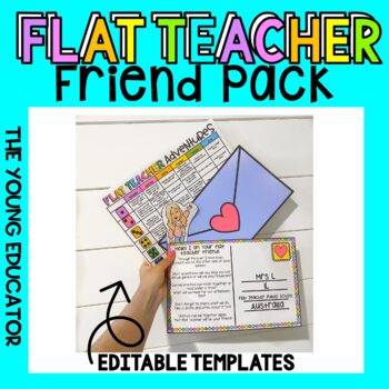 Preview of FLAT TEACHER FRIEND PACK