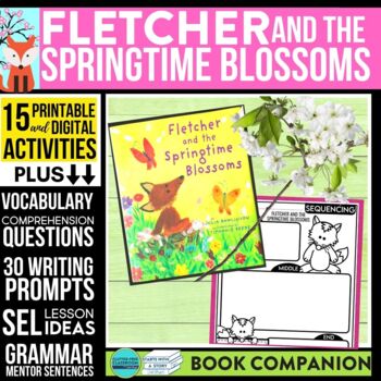 Preview of FLETCHER AND THE SPRINGTIME BLOSSOMS activitiesCOMPREHENSION - Book Companion