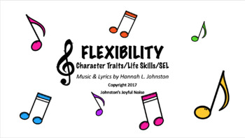 Preview of FLEXIBILITY: Rap, Character Traits & Life Skills, SEL Songs