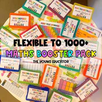 Preview of FLEXIBLE TO 1000 AND BEYOND STRATEGIES - 8/8 MATHS BOOSTER PACK