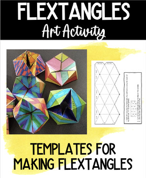 Preview of FLEXTANGLE TEMPLATE | MINDFUL ART ACTIVITY | SOCIAL EMOTIONAL LEARNING