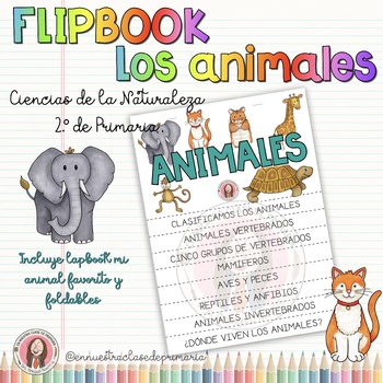 Preview of FLIPBOOK ANIMALES 2 PRIMARIA