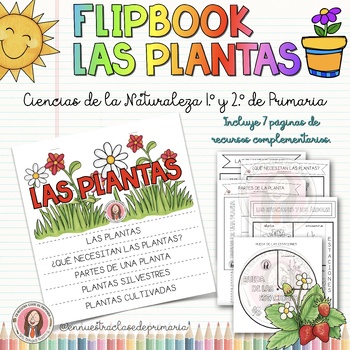 Preview of FLIPBOOK LAS PLANTAS 1º Y 2º