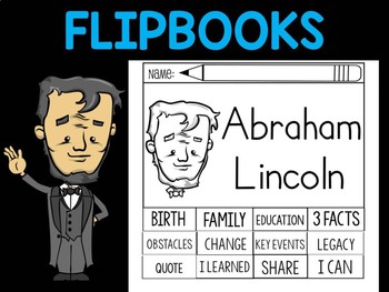 Preview of FLIPBOOKS  Bundle : Abraham Lincoln - Flip book, US President