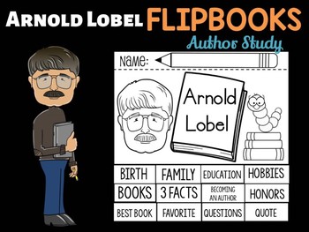 Preview of FLIPBOOKS Set : Arnold Lobel - Author Study and Research