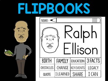 Preview of FLIPBOOKS Bundle : Ralph Ellison - Black History