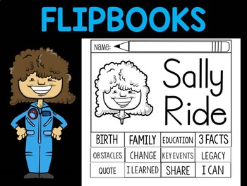 Preview of FLIPBOOKS Bundle : Sally Ride