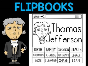 Preview of FLIPBOOKS Bundle : Thomas Jefferson