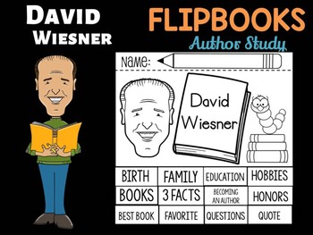 Preview of FLIPBOOKS Set : David Wiesner - Author Study and Research
