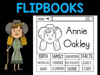 FLIPBOOKS Bundle : Flipbook - Annie Oakley by Little Lotus | TPT