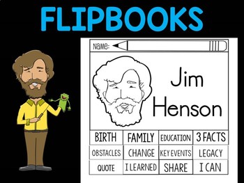 Preview of FLIPBOOKS Bundle : Flipbook - Jim Henson, Sesame Street