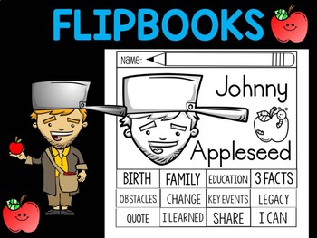 Preview of FLIPBOOKS Bundle : Flipbook - Johnny Appleseed