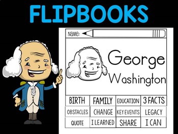 Preview of FLIPBOOKS Bundle : George Washington Flip book