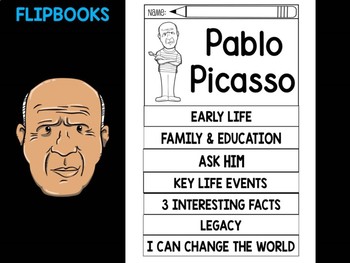 FLIPBOOKS SET : Pablo Picasso - Latino & Hispanic Heritage