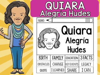 Preview of FLIPBOOKS SET : Quiara Alegría Hudes - Latino & Hispanic Heritage