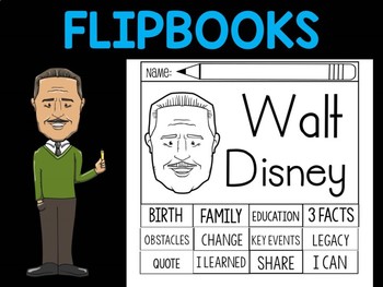 Preview of FLIPBOOKS Bundle : Walt Disney - Flip book