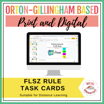 Preview of FLOSS Rule Task Cards | Print & Digital | Google Slides™