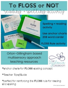 Preview of FLOSS Spelling + Reading Activity I OG I Science of Reading