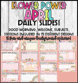 FLOWER POWER APRIL Daily Slides! 15 DESIGNS!!