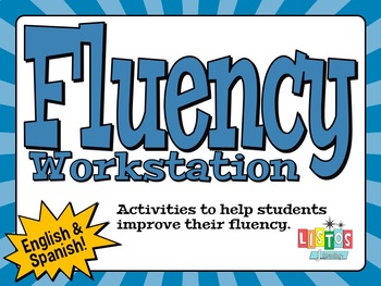 Preview of FLUENCY WORKSTATION - in both English & Spanish!
