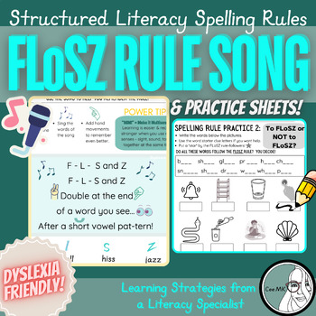 Preview of FLoSZ FLOSS Spelling Rule and Worksheets